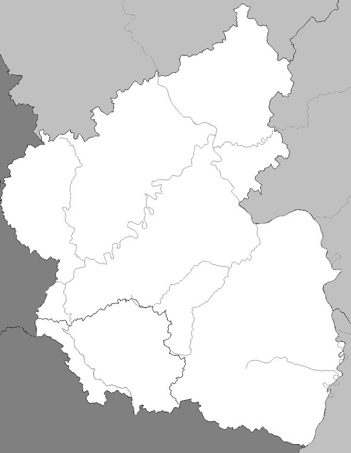 Karte Saarland / Rheinland-Pfalz
